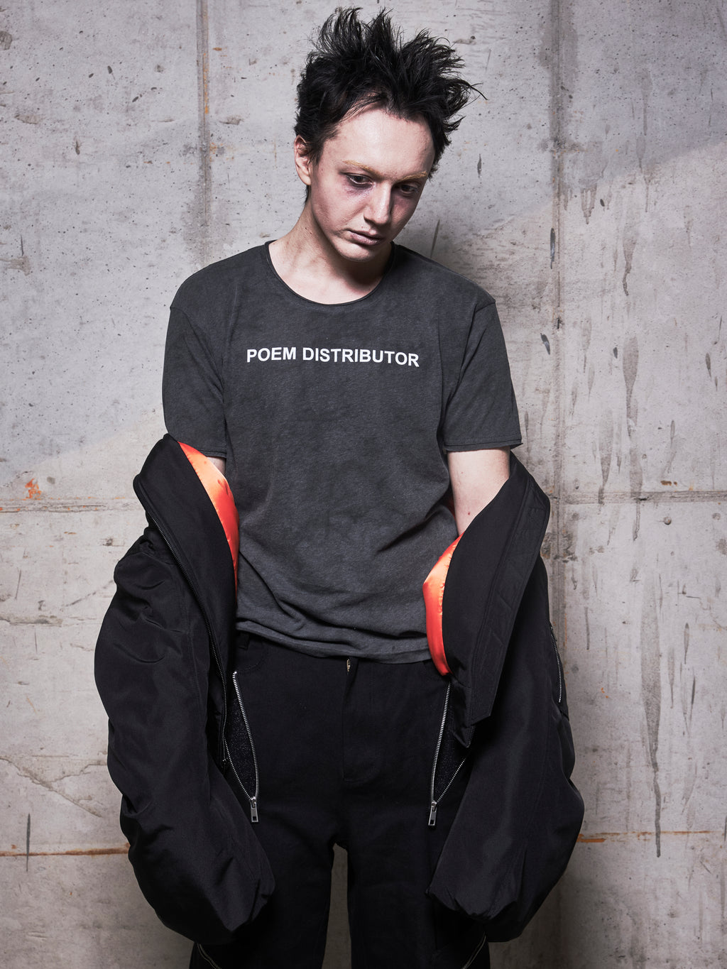 SHELL Bomber Jacket Black