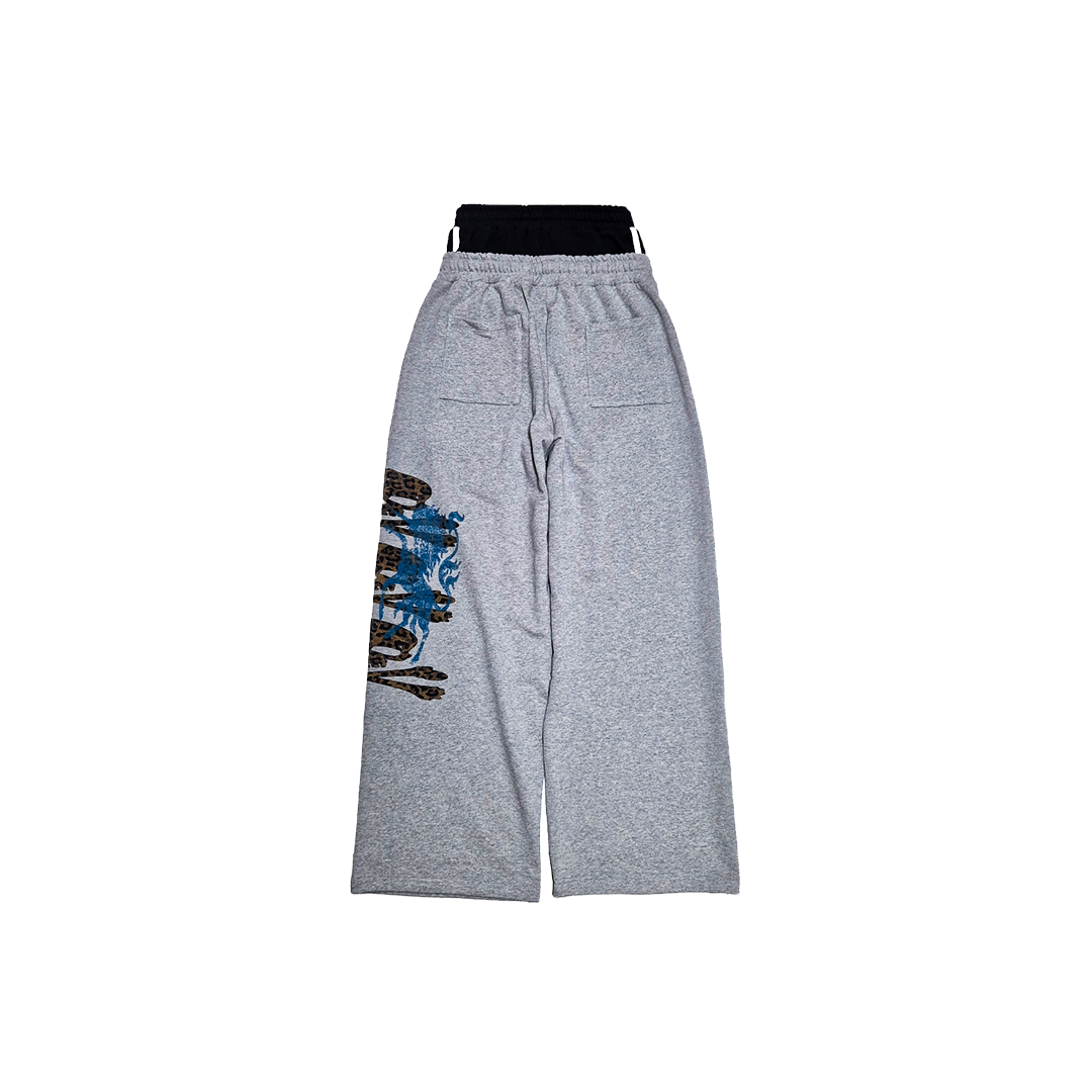 Double Waisted Sweatpants Grey
