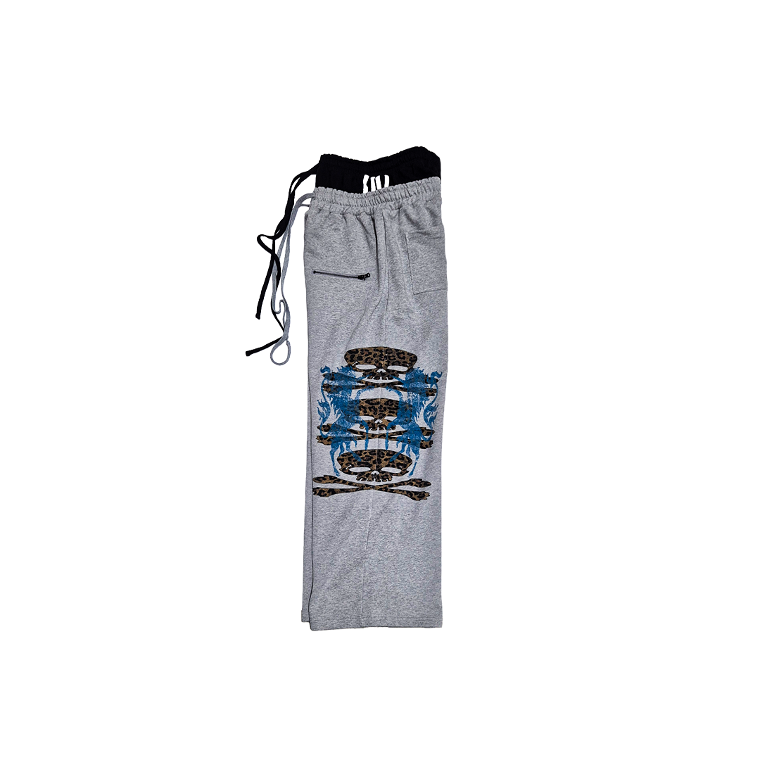 Double Waisted Sweatpants Grey